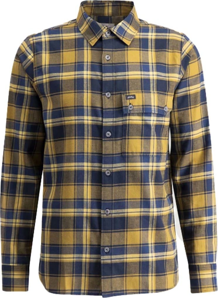 Lundhags Men's Järpen Plaid Flannel Shirt Olive