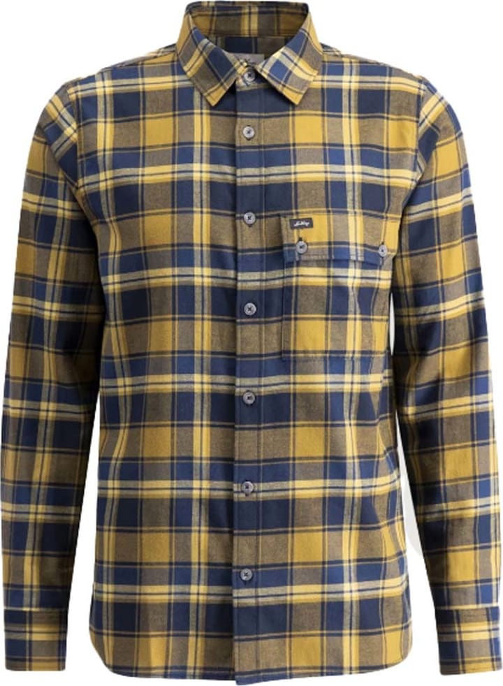 Lundhags Men's Järpen Plaid Flannel Shirt Olive Lundhags