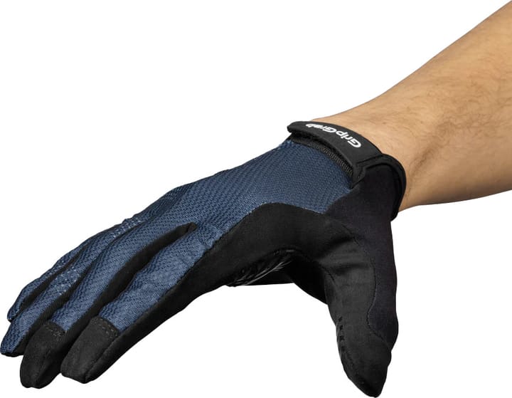 Gripgrab Ride Lite Padded Full Finger Summer Gloves Navy Blue Gripgrab
