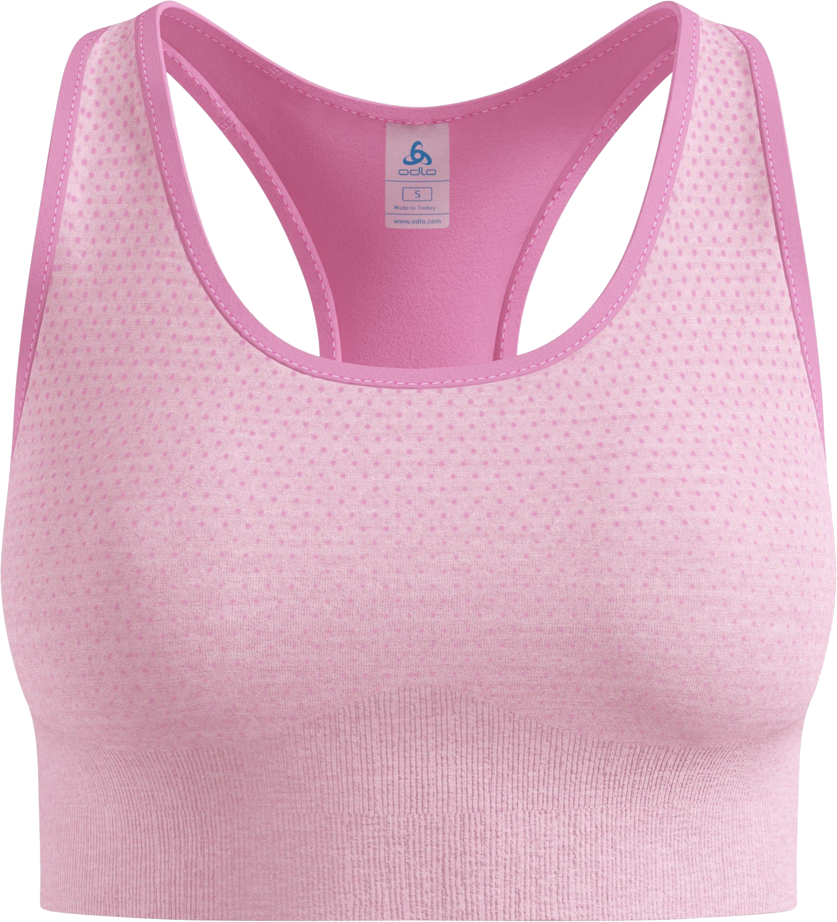 Odlo Women’s Odlo Seamless Medium – Padded Sport Bra Hyper Pink Melange