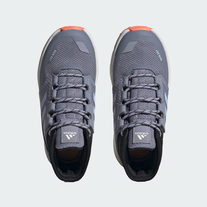 Adidas Kids' Terrex Trailmaker Mid RAIN.RDY Hiking Shoes Silvio/Bludaw/Cblack Adidas