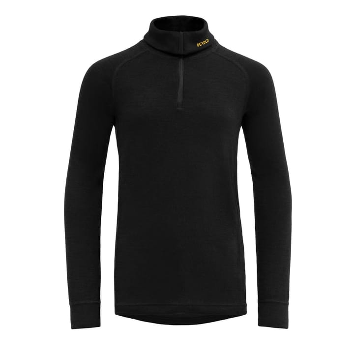 Devold Duo Active Merino Zip Neck Jr Black Devold
