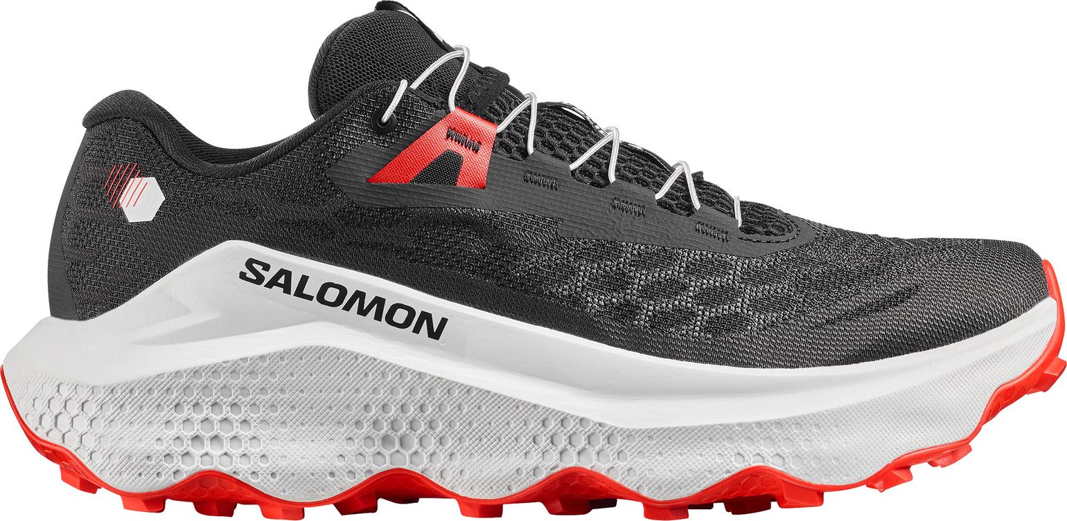 Salomon Men's Ultra Glide 4 Black/White/Fiery Red