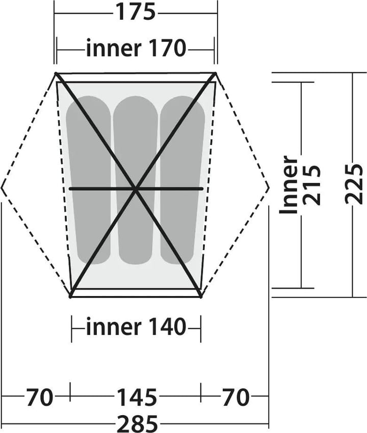Robens Seeker 3 LW Light Green Robens