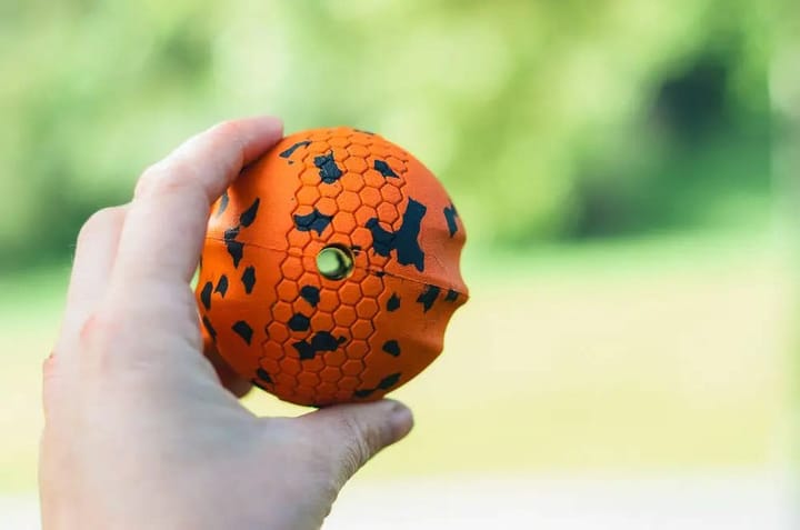 Non-stop Dogwear Dog Ball 70x70 Orange/black Non-stop Dogwear