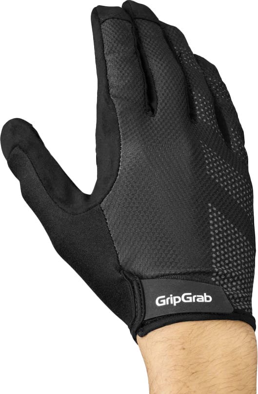 Gripgrab Ride Lite Padded Full Finger Summer Gloves Black Gripgrab