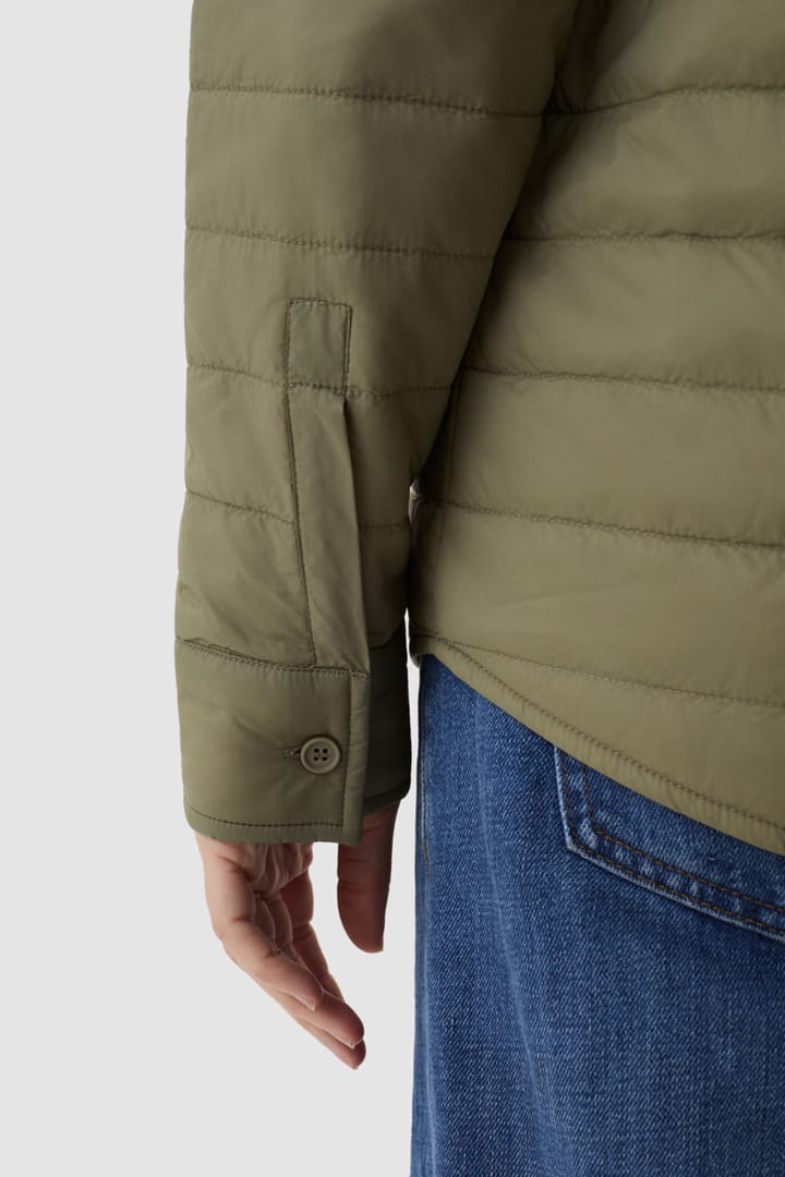Yama Ember Puffer Shirt Moss Green Yama