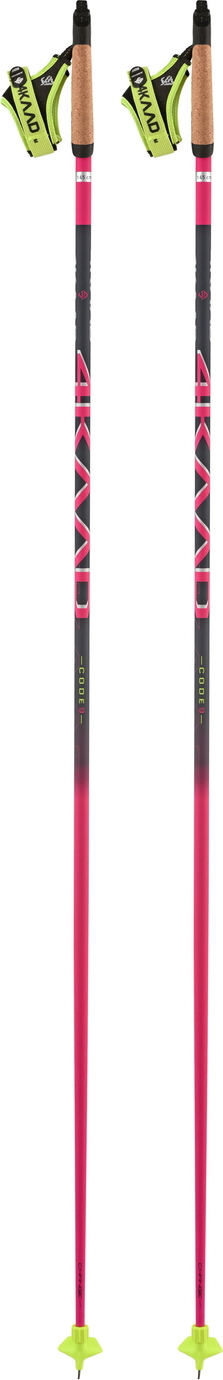 4Kaad Code 9 Pink/Black Längdskidstavar 155