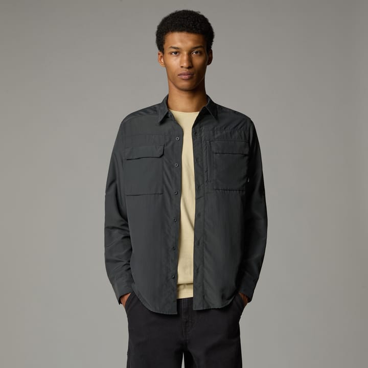 The North Face Men's Sequoia Long Sleeve Shirt Asphalt Grey/NPF The North Face The North Face Men's Sequoia Long Sleeve Shirt Asphalt Grey/NPF The North Face