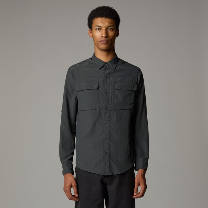 The North Face Men's Sequoia Long Sleeve Shirt Asphalt Grey/NPF The North Face The North Face Men's Sequoia Long Sleeve Shirt Asphalt Grey/NPF The North Face
