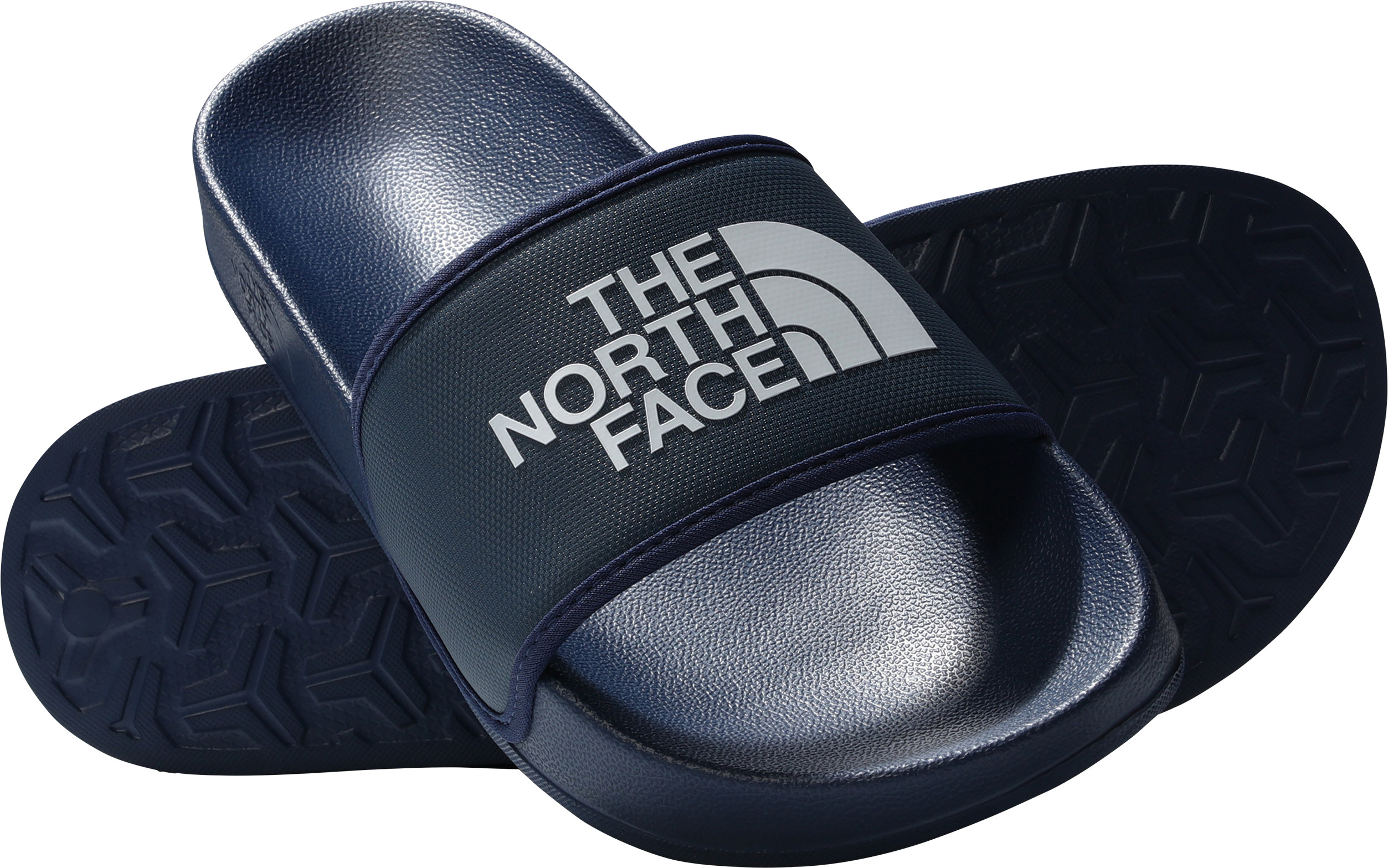 The North Face Men's Basecamp Slides III Summit Navy/TNF White Sandaler 40.5