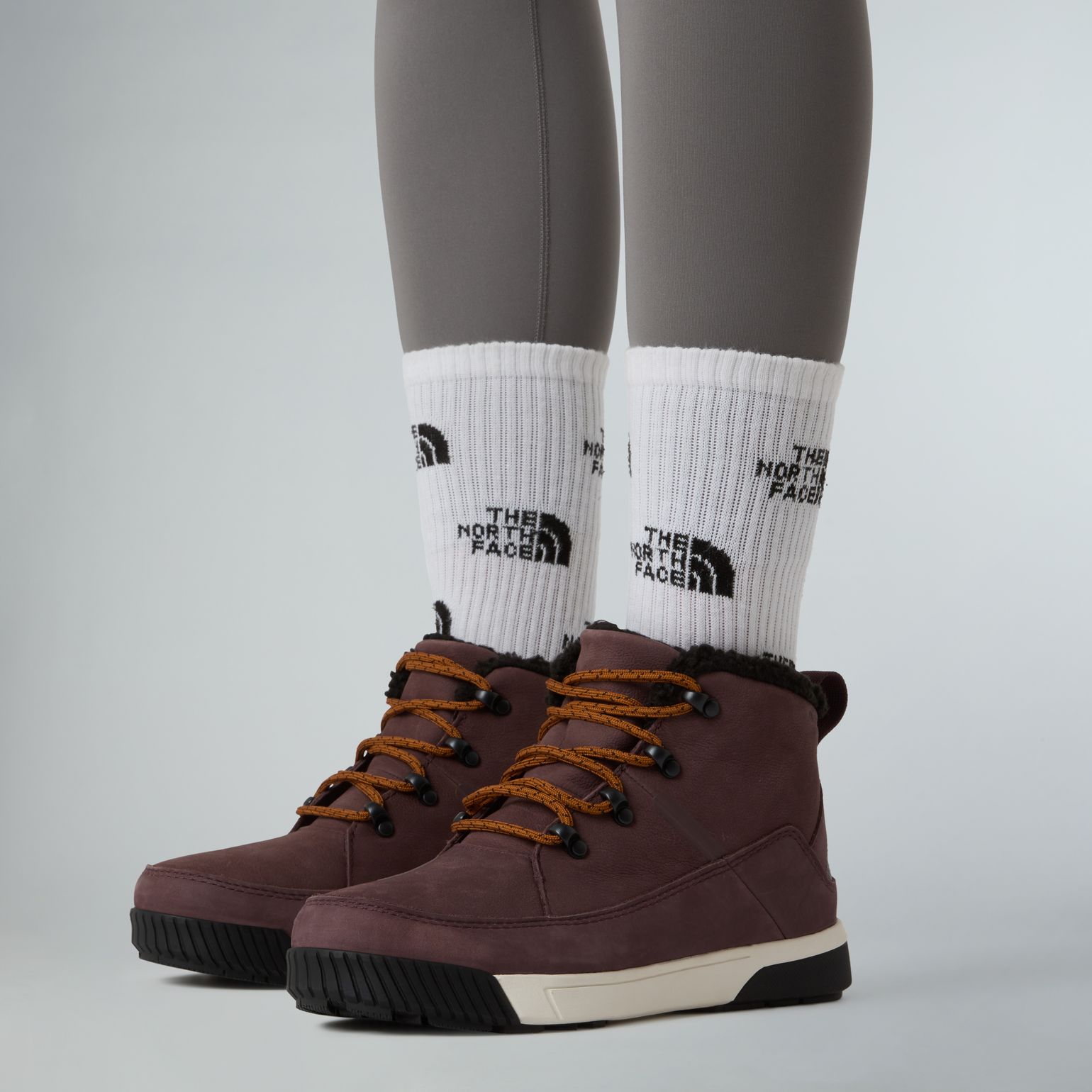 The North Face Women's Sierra Waterproof Street Boots Tawny Quartz/Burnt Umber