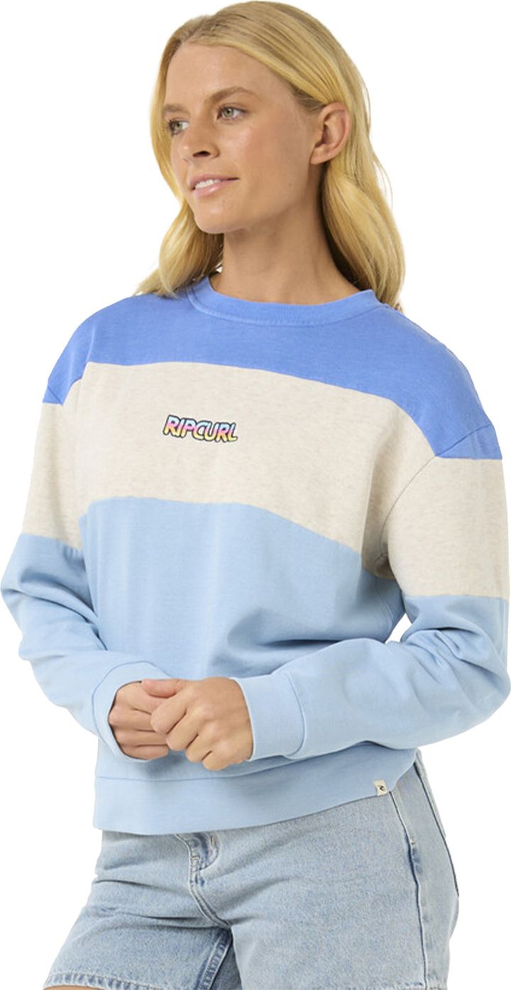Rip Curl Women's Las Dalias Colourblock Crew Oatmeal Marle Rip Curl