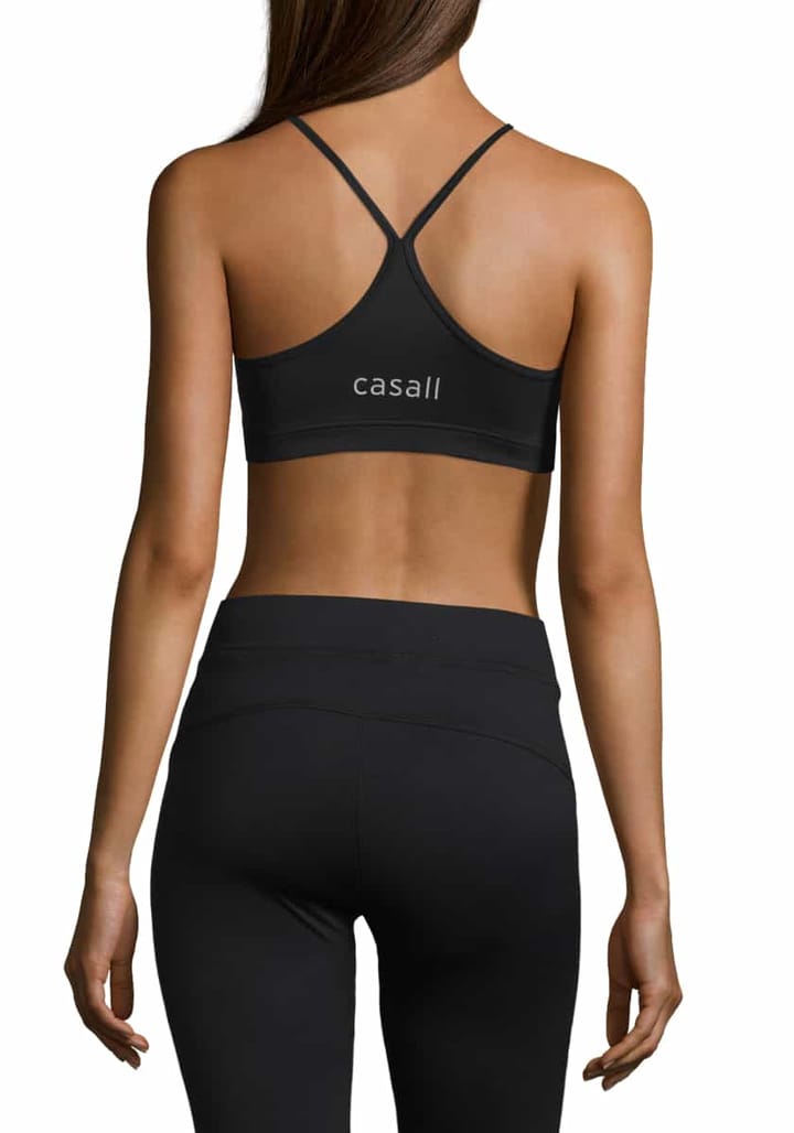 Casall Women's Strappy Sports Bra Black Casall Casall Women's Strappy Sports Bra Black Casall