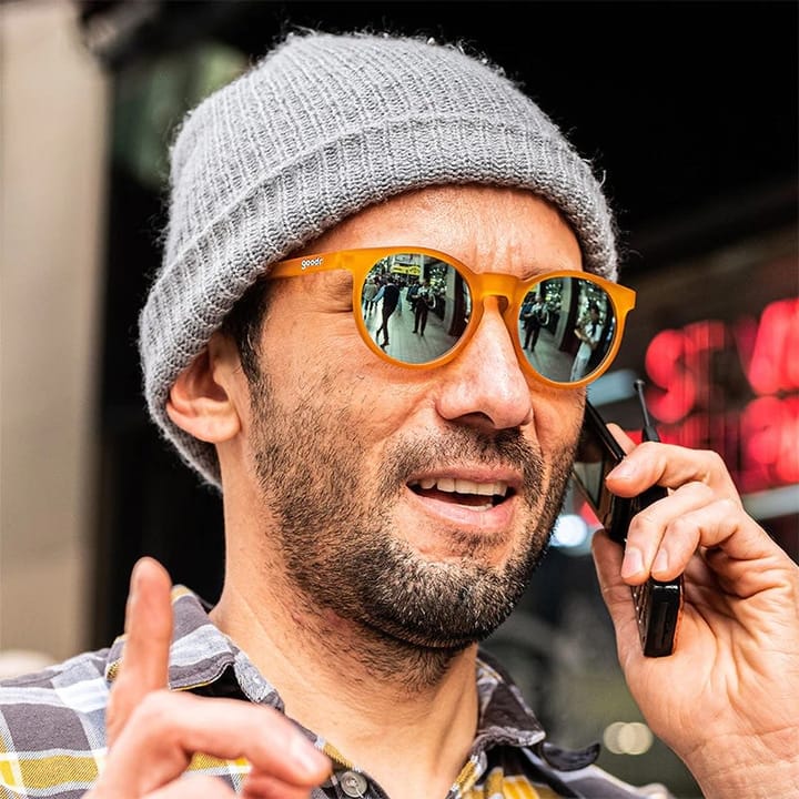 Goodr Sunglasses Freshly Baked Man Buns Gold Goodr Sunglasses