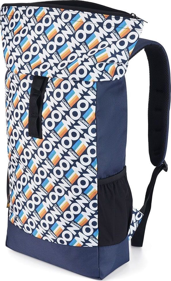 Moon Climbing Roll Top Back Pack Retro Stripe Indigo Moon Climbing Moon Climbing Roll Top Back Pack Retro Stripe Indigo Moon Climbing