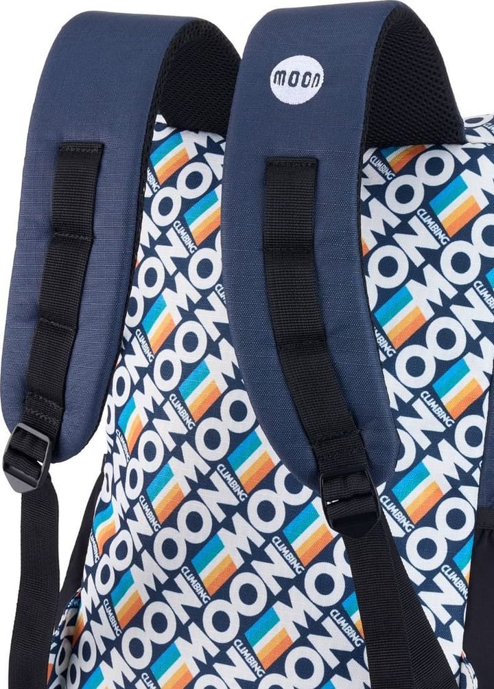 Moon Climbing Roll Top Back Pack Retro Stripe Indigo Moon Climbing Moon Climbing Roll Top Back Pack Retro Stripe Indigo Moon Climbing