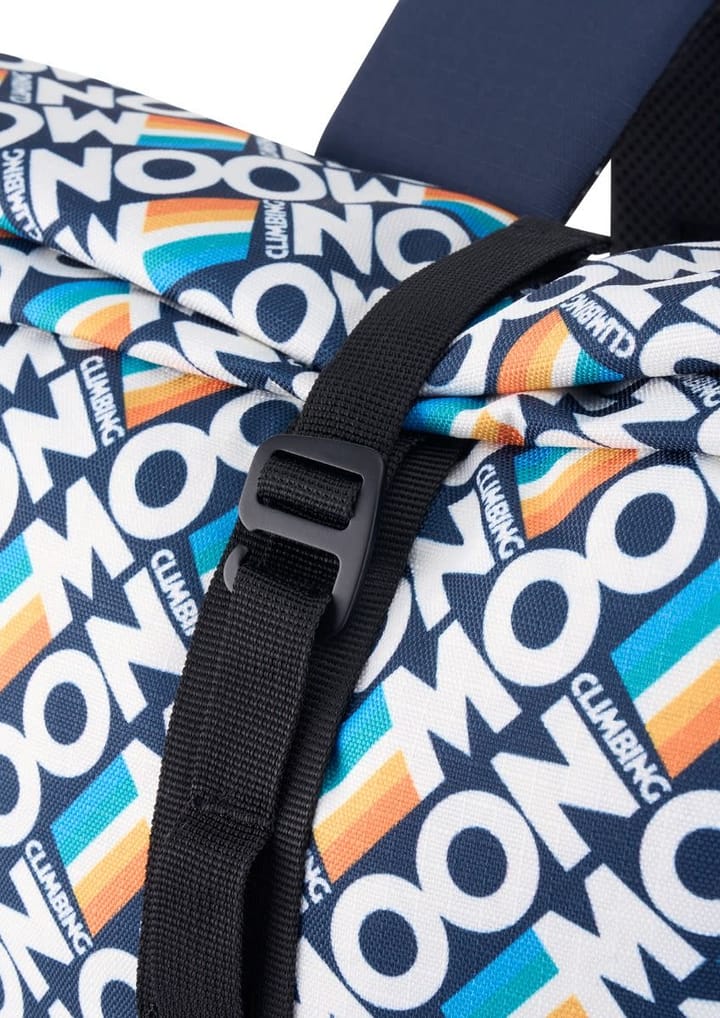 Moon Climbing Roll Top Back Pack Retro Stripe Indigo Moon Climbing Moon Climbing Roll Top Back Pack Retro Stripe Indigo Moon Climbing