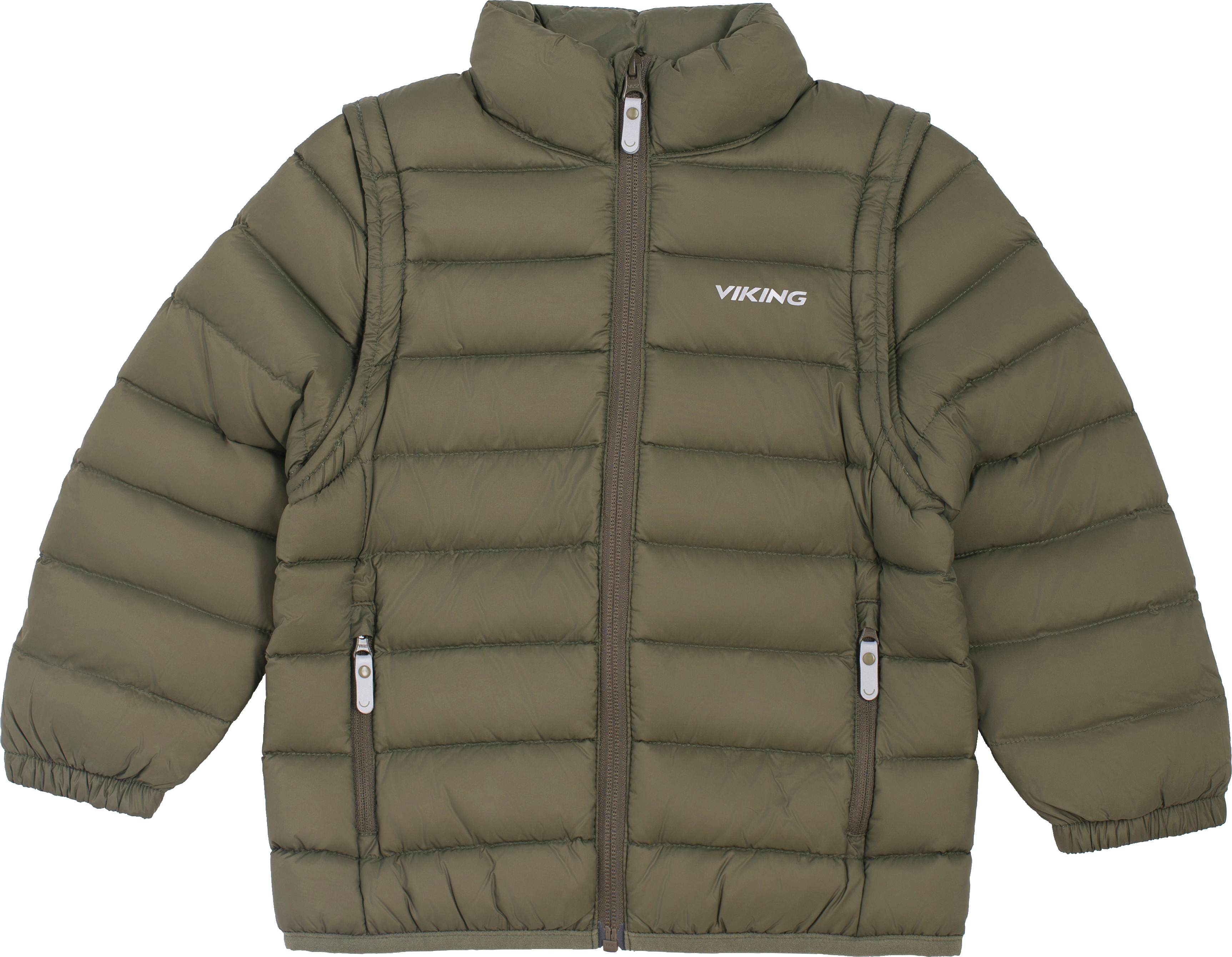 Viking Footwear Kids' Aery Light Down Jacket Olive/olive