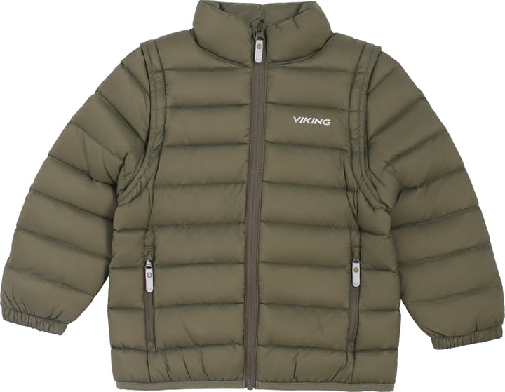 Viking Footwear Kids' Aery Light Down Jacket Olive/olive Viking Footwear