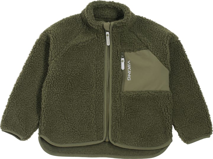 Viking Footwear Kid's Playtime Pile Midlayer Jacket Olive Viking Footwear Viking Footwear Kid's Playtime Pile Midlayer Jacket Olive Viking Footwear