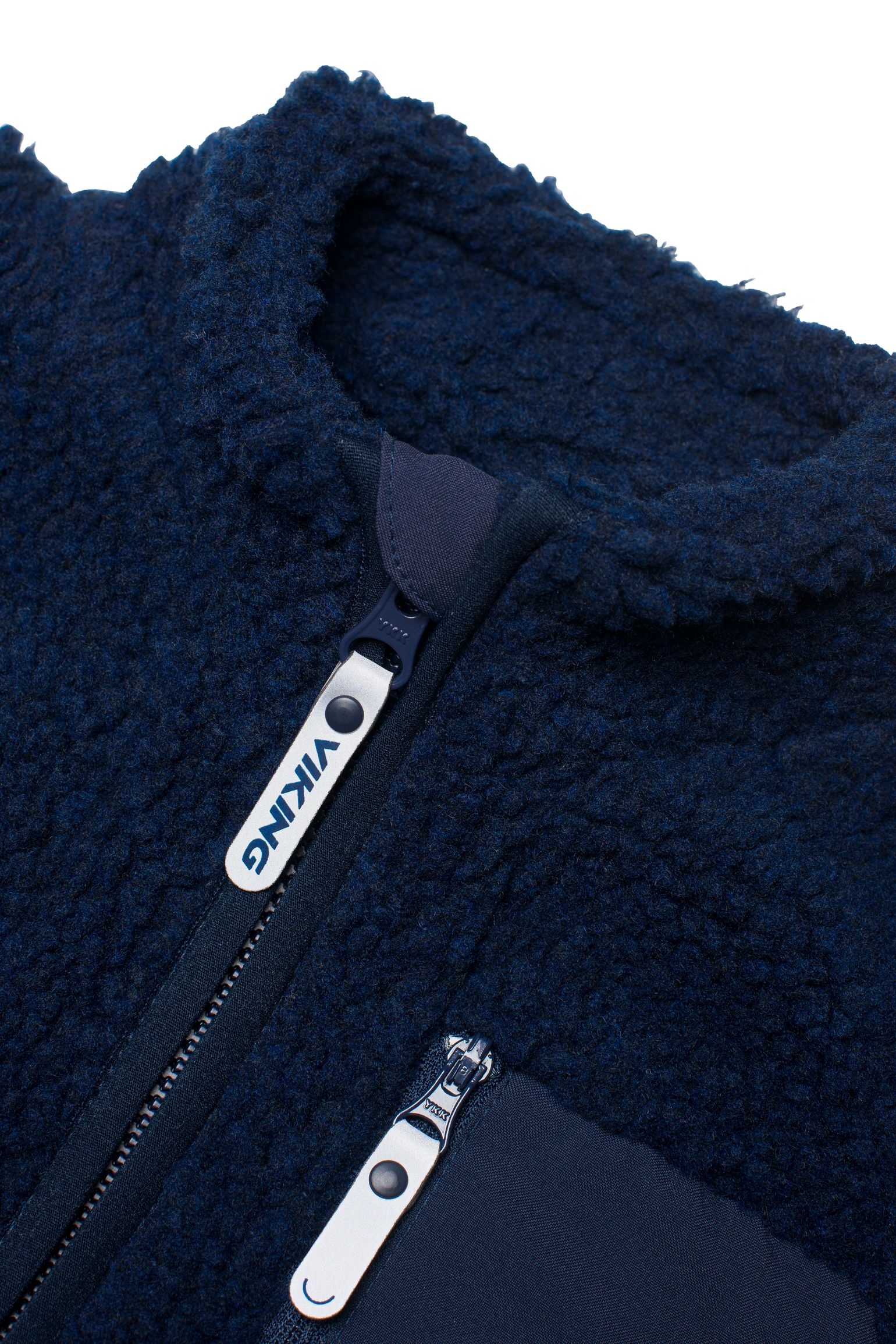Viking Footwear Kids' Playtime Pile Midlayer Jacket Navy