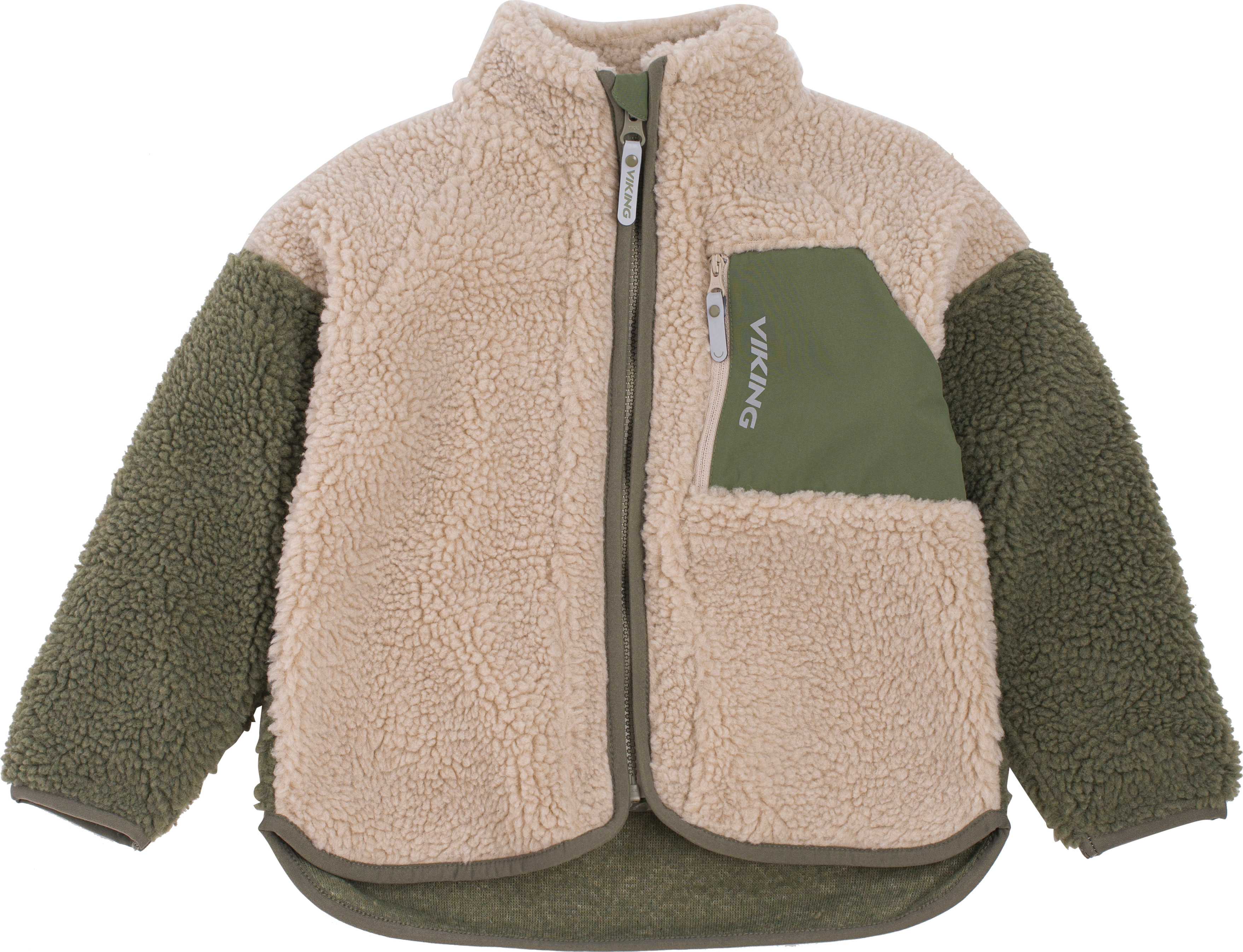 Viking Footwear Kids' Playtime Pile Midlayer Jacket Cement