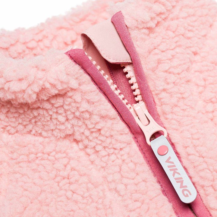 Viking Footwear Kids' Playtime Pile Midlayer Jacket Light Pink Viking Footwear