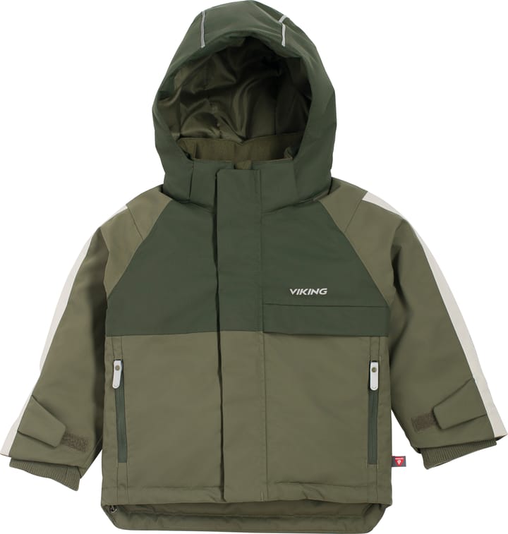 Viking Footwear Kids' Play Winter Jacket Thermal Olive Viking Footwear