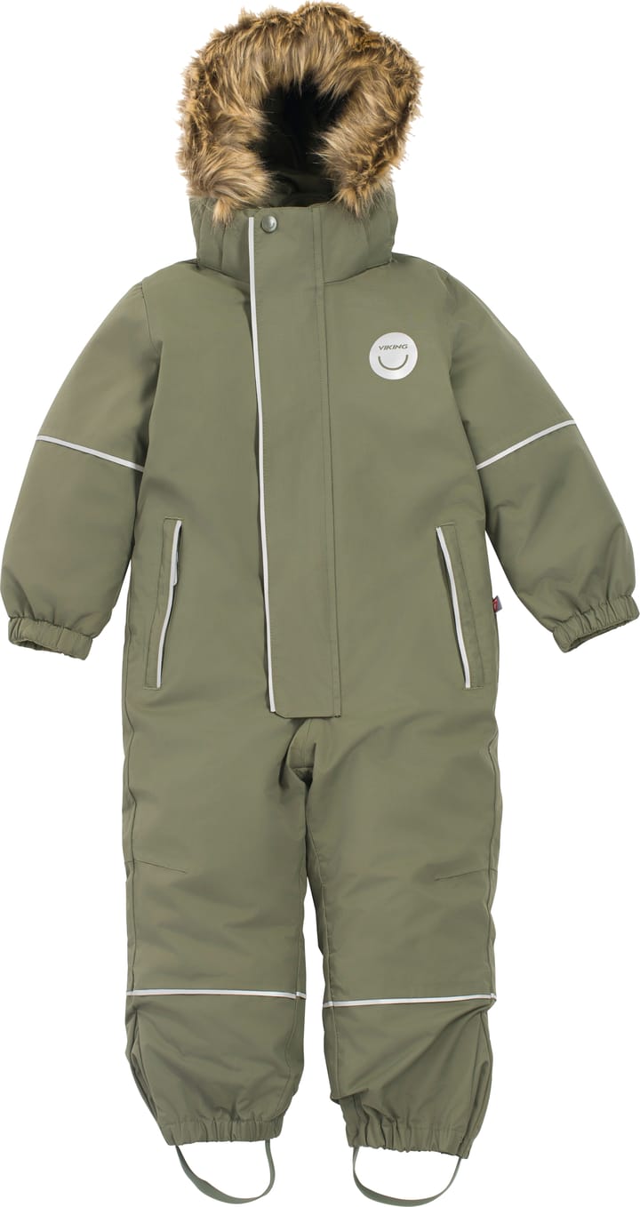 Viking Footwear Kids' Play Winter Playsuit Thermal Olive Viking Footwear Viking Footwear Kids' Play Winter Playsuit Thermal Olive Viking Footwear