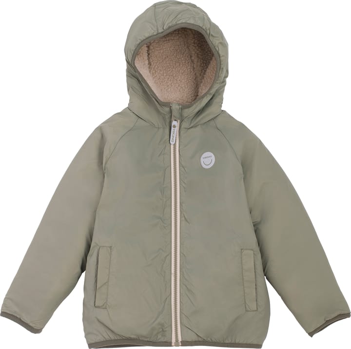 Viking Footwear Kids' Play Reversible Pile Jacket Olive Viking Footwear