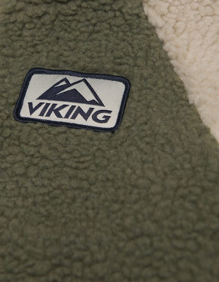 Viking Footwear Kids' Play Reversible Pile Jacket Olive Viking Footwear