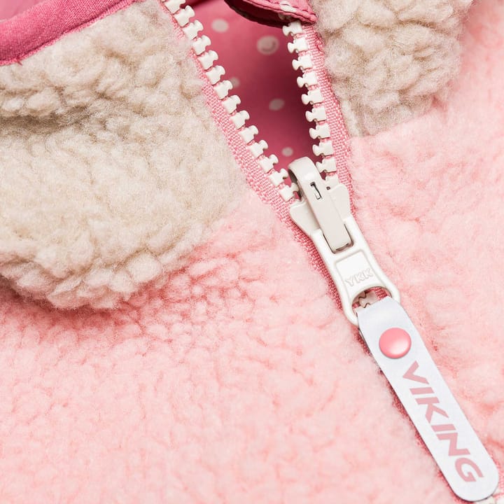 Viking Footwear Kids' Play Reversible Pile Jacket Pink/cement Viking Footwear