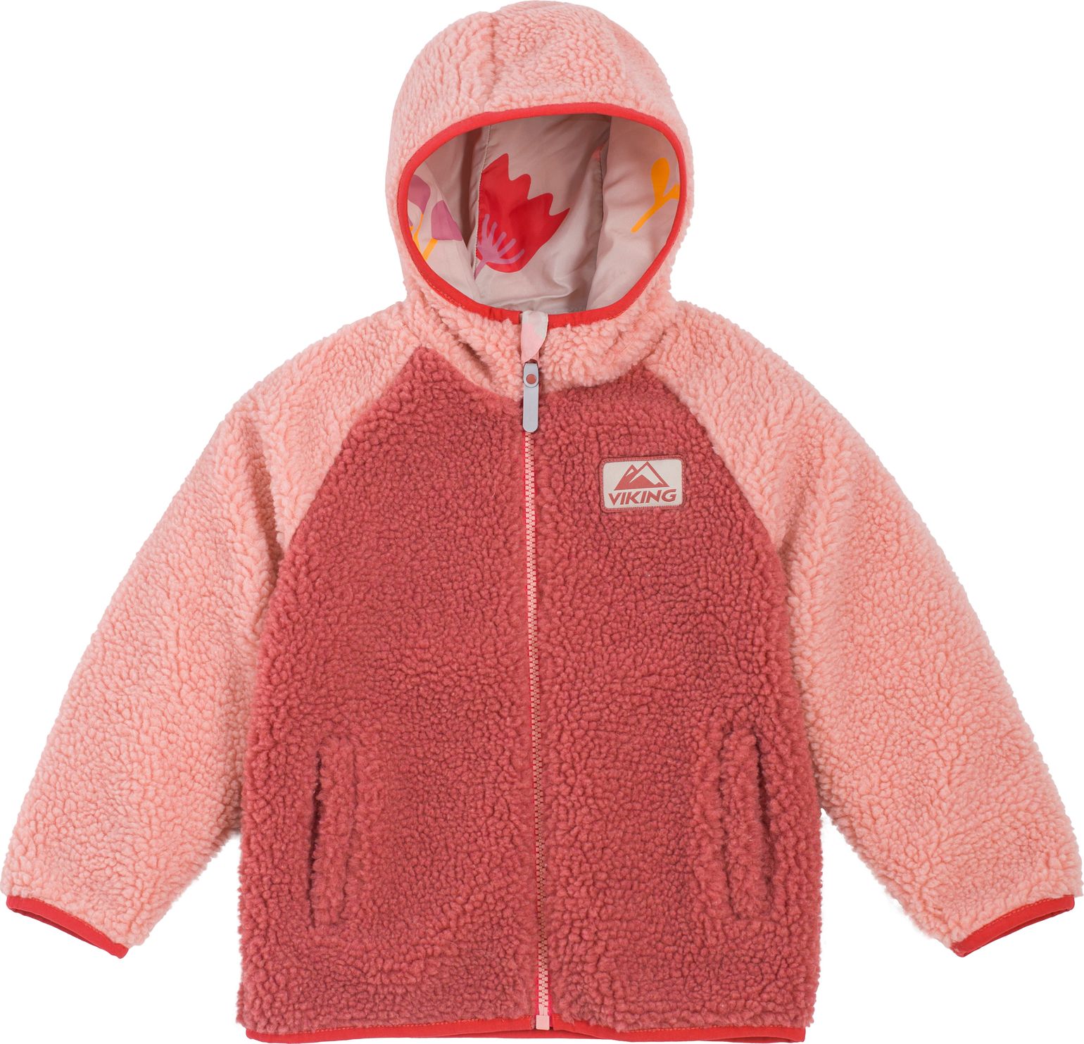 Viking Footwear Kids' Play Reversible Pile Jacket Light Pink