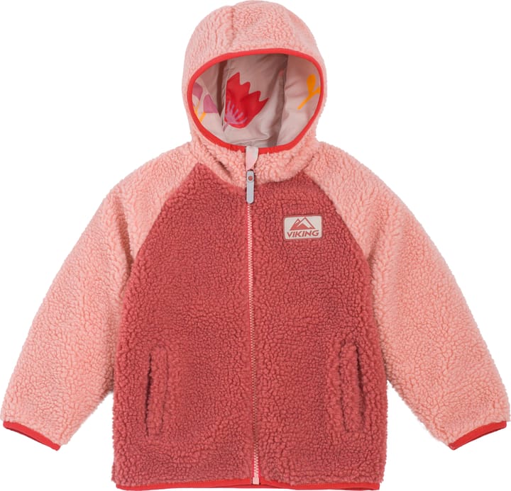 Viking Footwear Kids' Play Reversible Pile Jacket Light Pink Viking Footwear