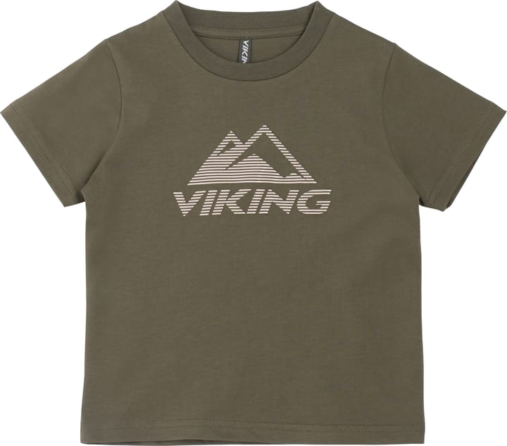 Viking Footwear Kids' Funtime T-Shirt Olive Viking Footwear