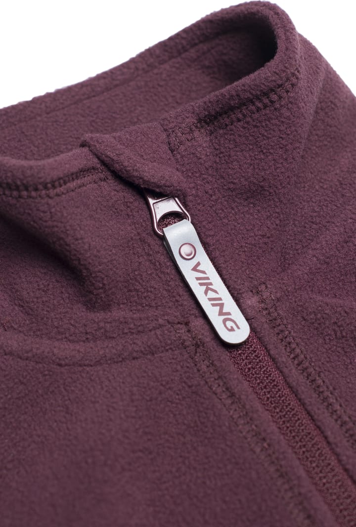 Viking Footwear Kid's Playtime Fleece Jacket Warm Plum Viking Footwear