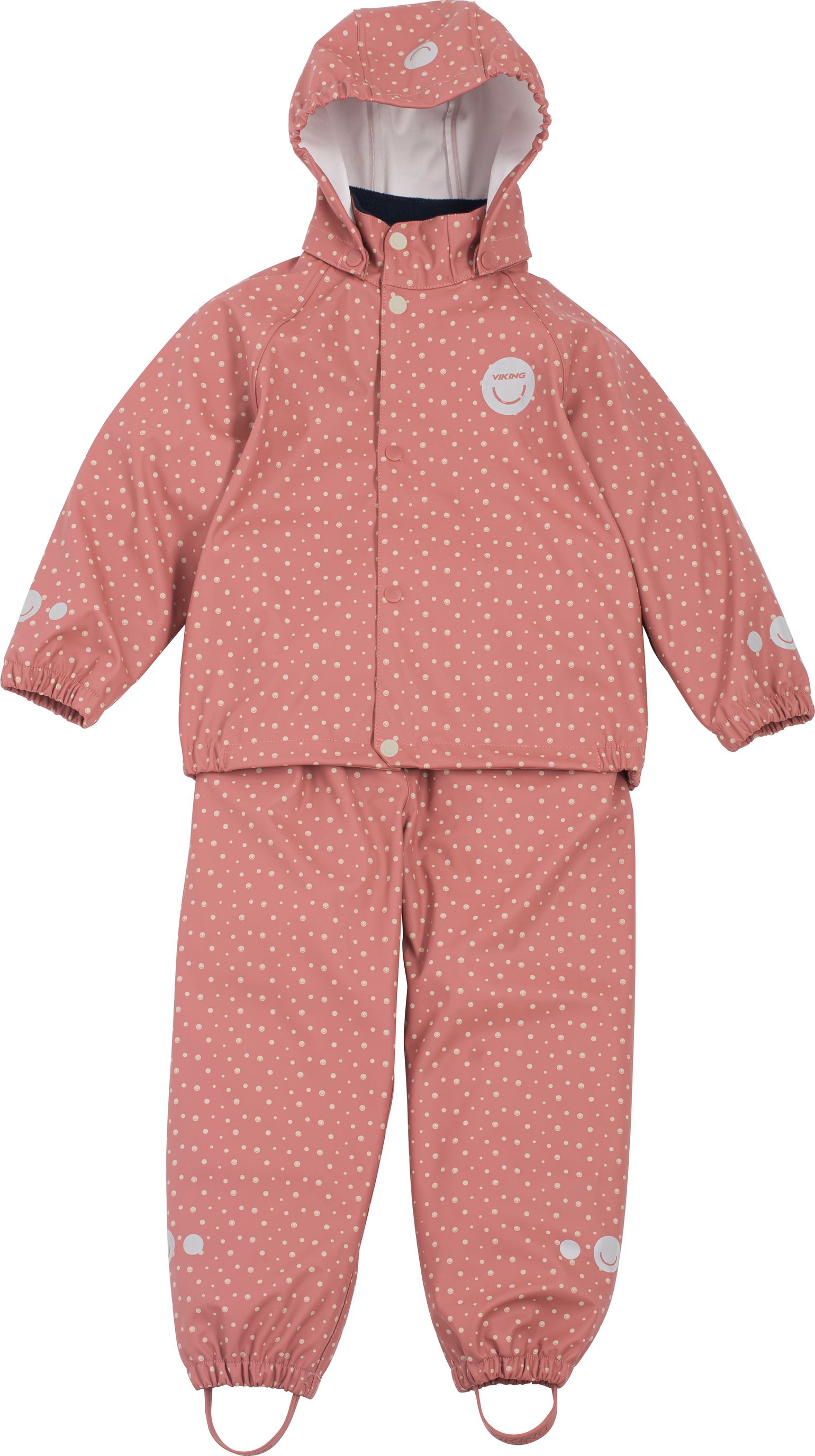 Viking Footwear Kids' Jolly Print Rainset Pink
