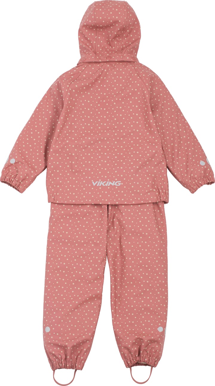 Viking Footwear Kids' Jolly Print Rainset Pink Viking Footwear