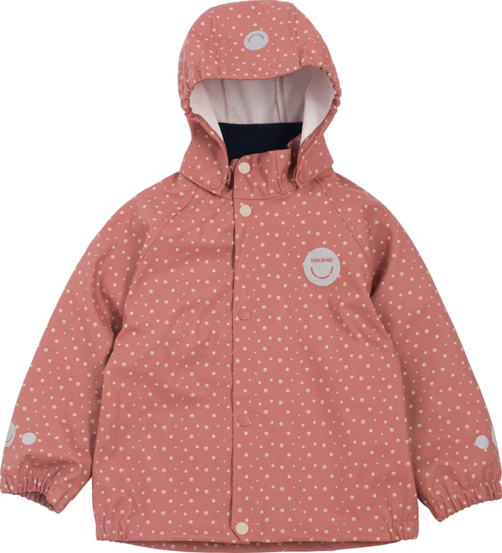 Viking Footwear Kids' Jolly Print Rainset Pink Viking Footwear