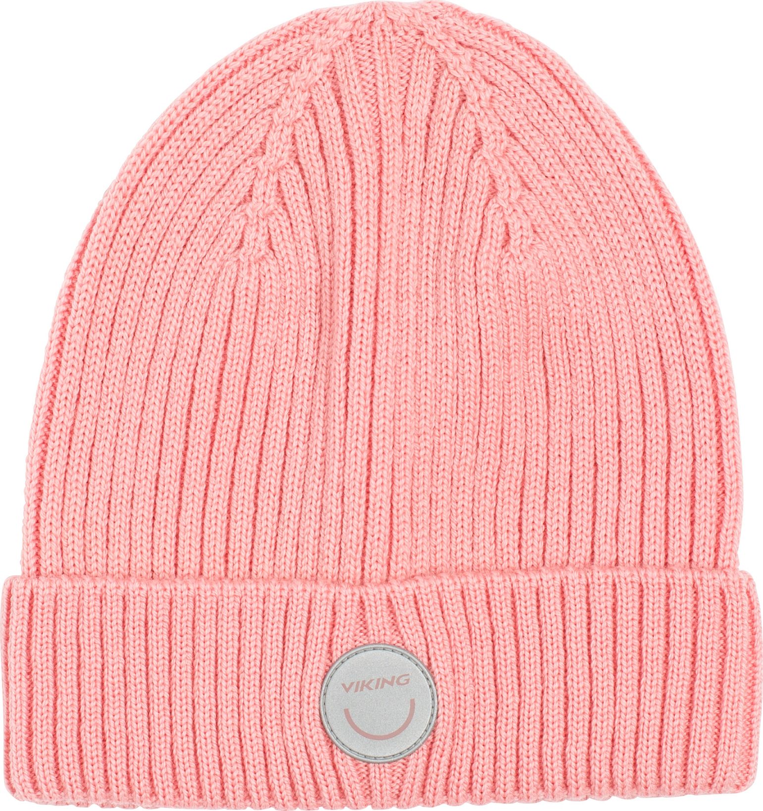 Viking Footwear Kids' Play Wool Rib Beanie Light Pink