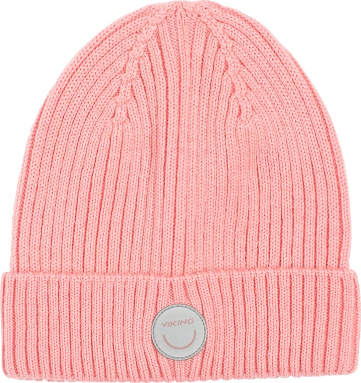 Viking Footwear Kids' Play Wool Rib Beanie Light Pink Viking Footwear