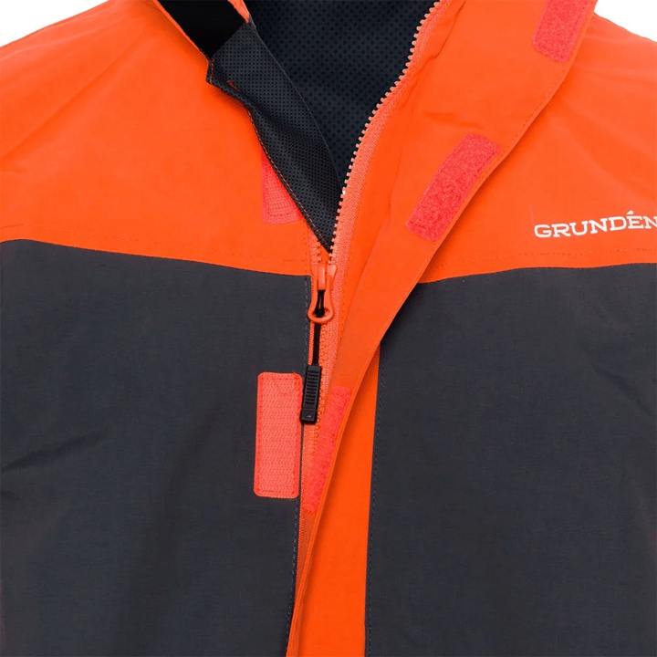 Grundéns Men's Full Share Jacket Orange/grey Grundéns
