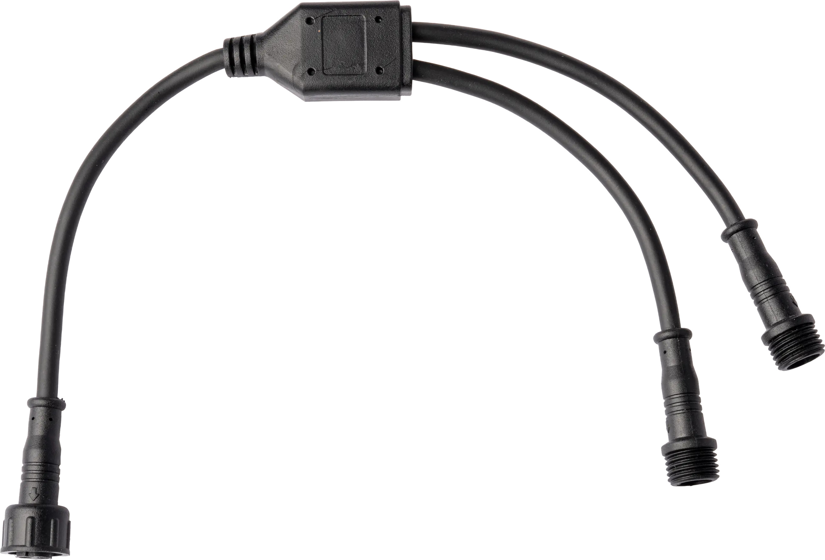Lafayette Y-Cable for Battery Pack BP50 and BP100 Black