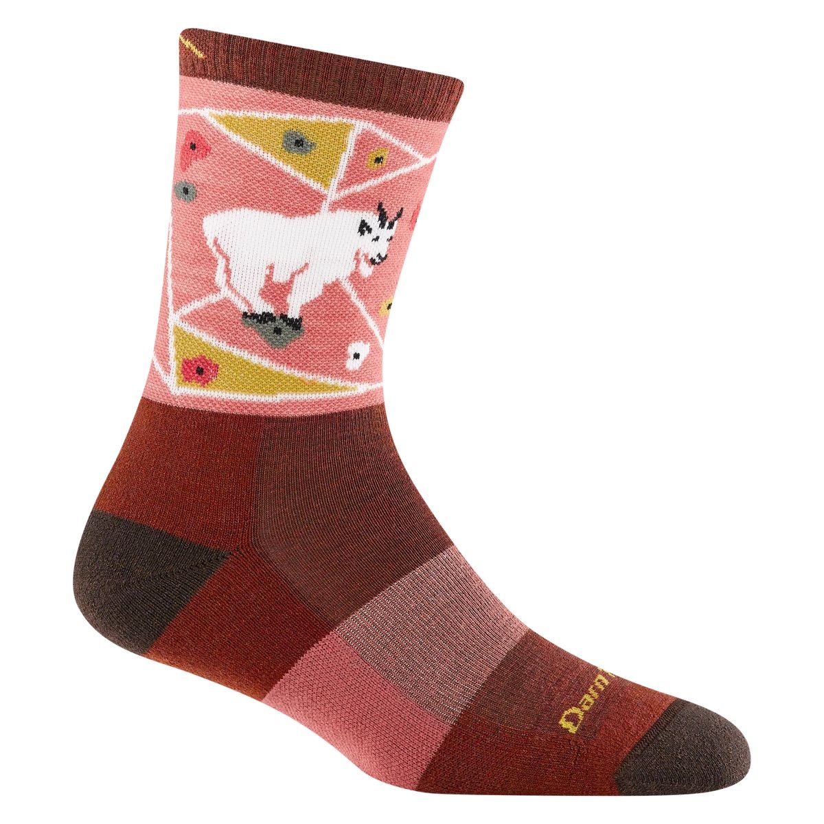 Darn Tough Women’s Critter Club Micro Crew Lightweight Cushion Hiking Socks  Canyon