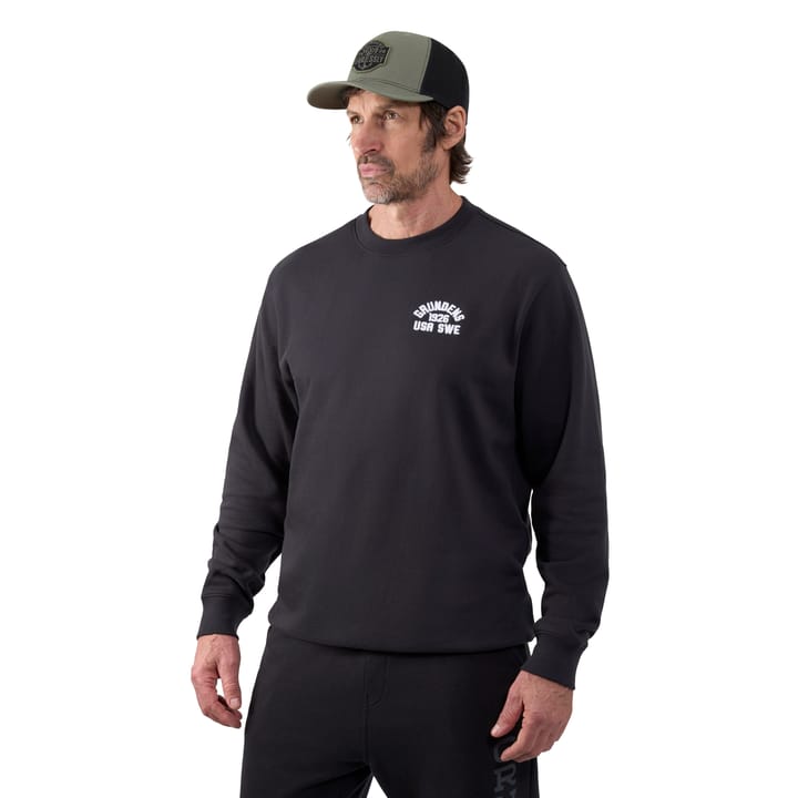 Grundéns Men's 1926 Crew Sweatshirt Black Grundéns
