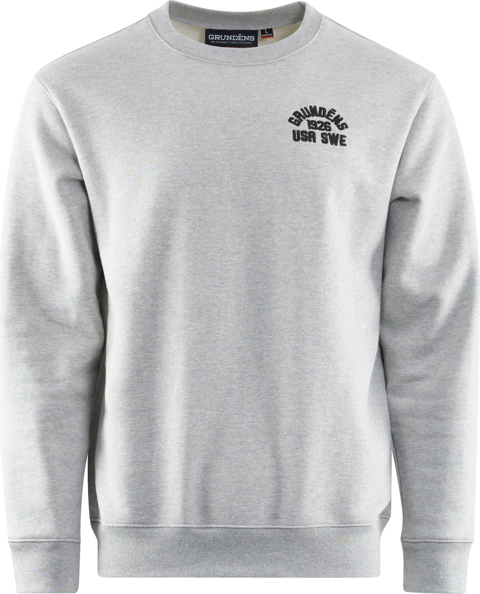 Grundéns Men's 1926 Crew Sweatshirt Lightgrey
