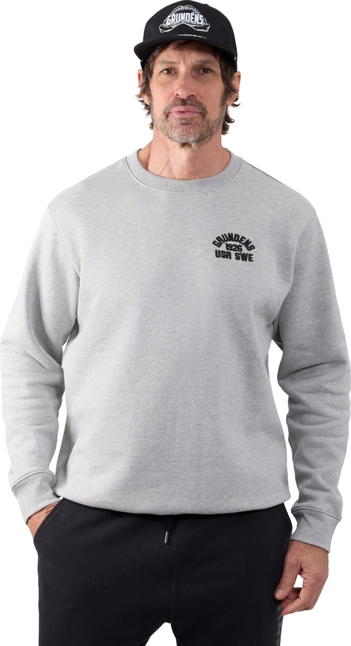 Grundéns Men's 1926 Crew Sweatshirt Lightgrey Grundéns