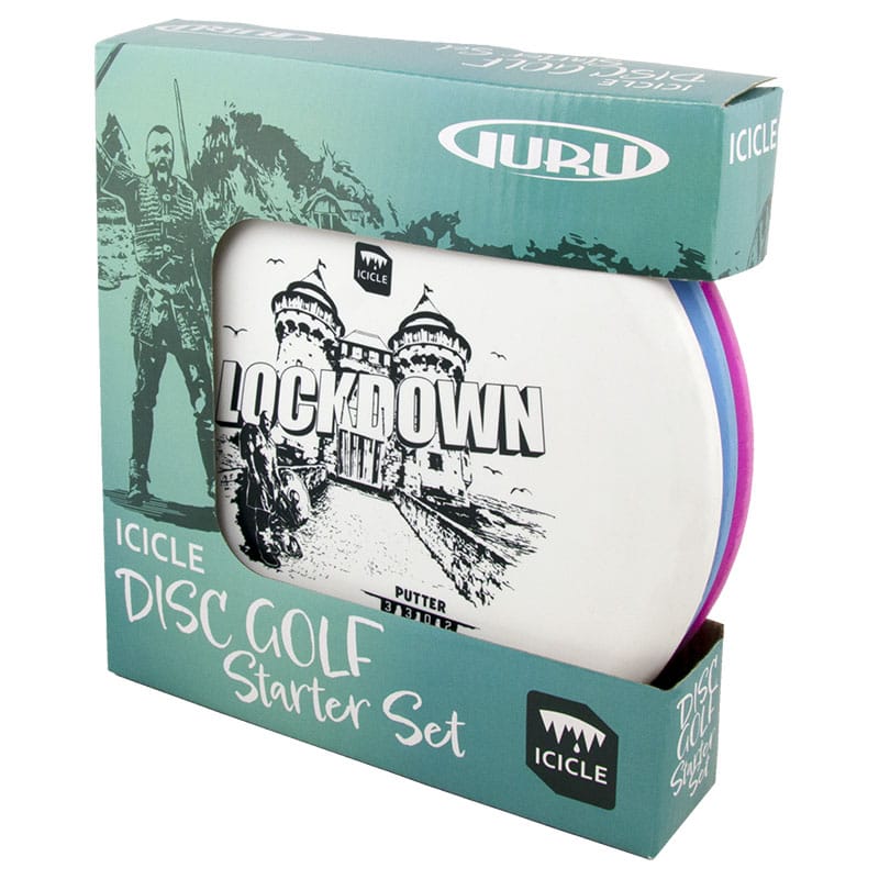 Guru Disc Golf Icicle Disc Golf Starter Set Assorted Colors