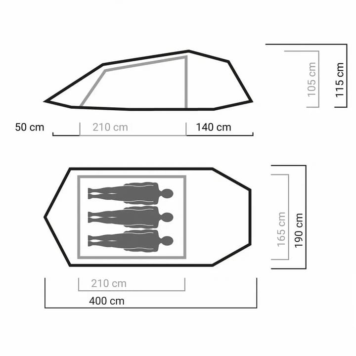Helsport Scouter Lofoten 3 Tent Granite Green/Cloudberry Helsport Helsport Scouter Lofoten 3 Tent Granite Green/Cloudberry Helsport